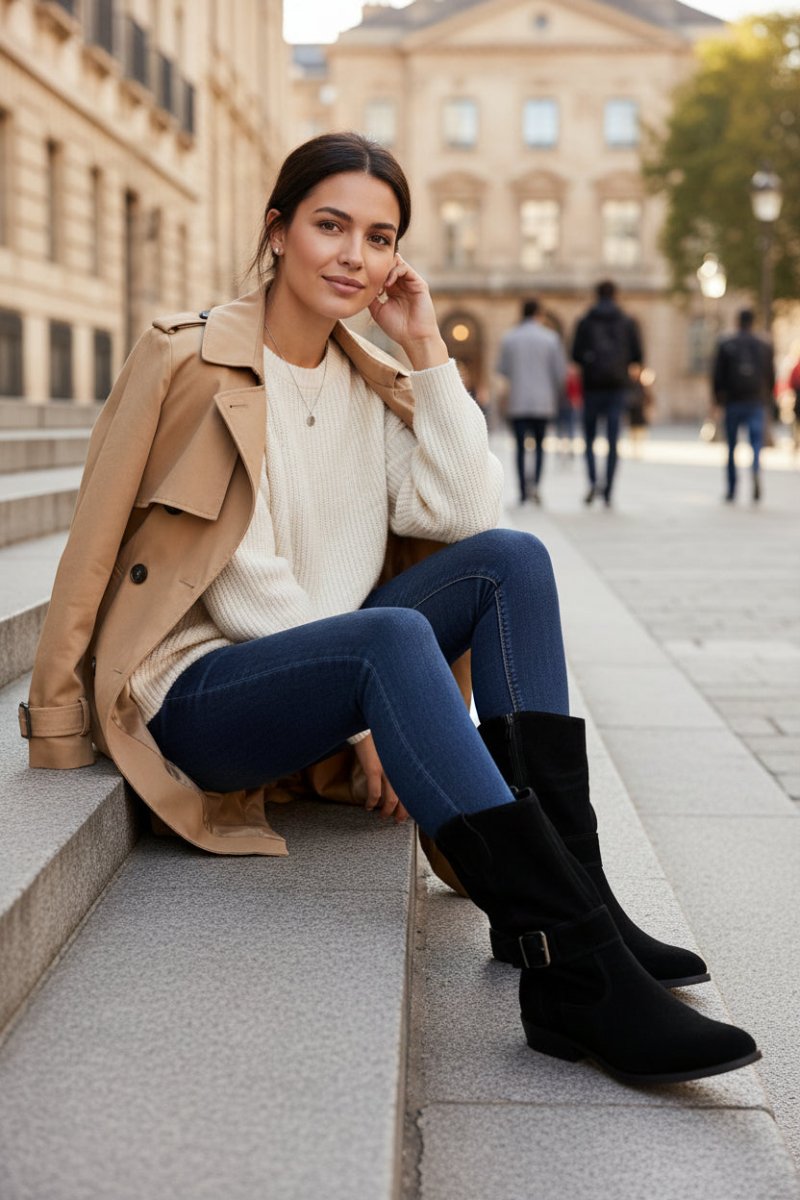 Chic Short Brown Boots for Effortless Everyday Style 5