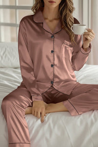 Chic Silk Pajama Set for Effortless Elegance and Comfort 2