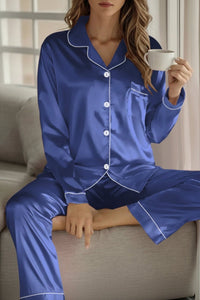 Chic Silk Pajama Set for Effortless Elegance and Comfort 8