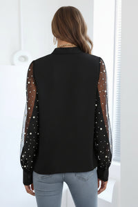 Chic V-Neck Blouse for Effortless Style and Lasting Comfort 1