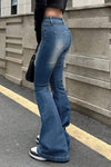 Classic Mid-Rise Flare Jeans for Timeless Style and Comfort 0