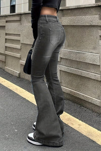 Classic Mid-Rise Flare Jeans for Timeless Style and Comfort 3