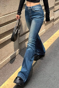Classic Mid-Rise Flare Jeans for Timeless Style and Comfort 4