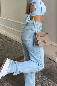 Classic Straight-Leg Jeans in Durable Stretch Denim for Everyday Comfort 2