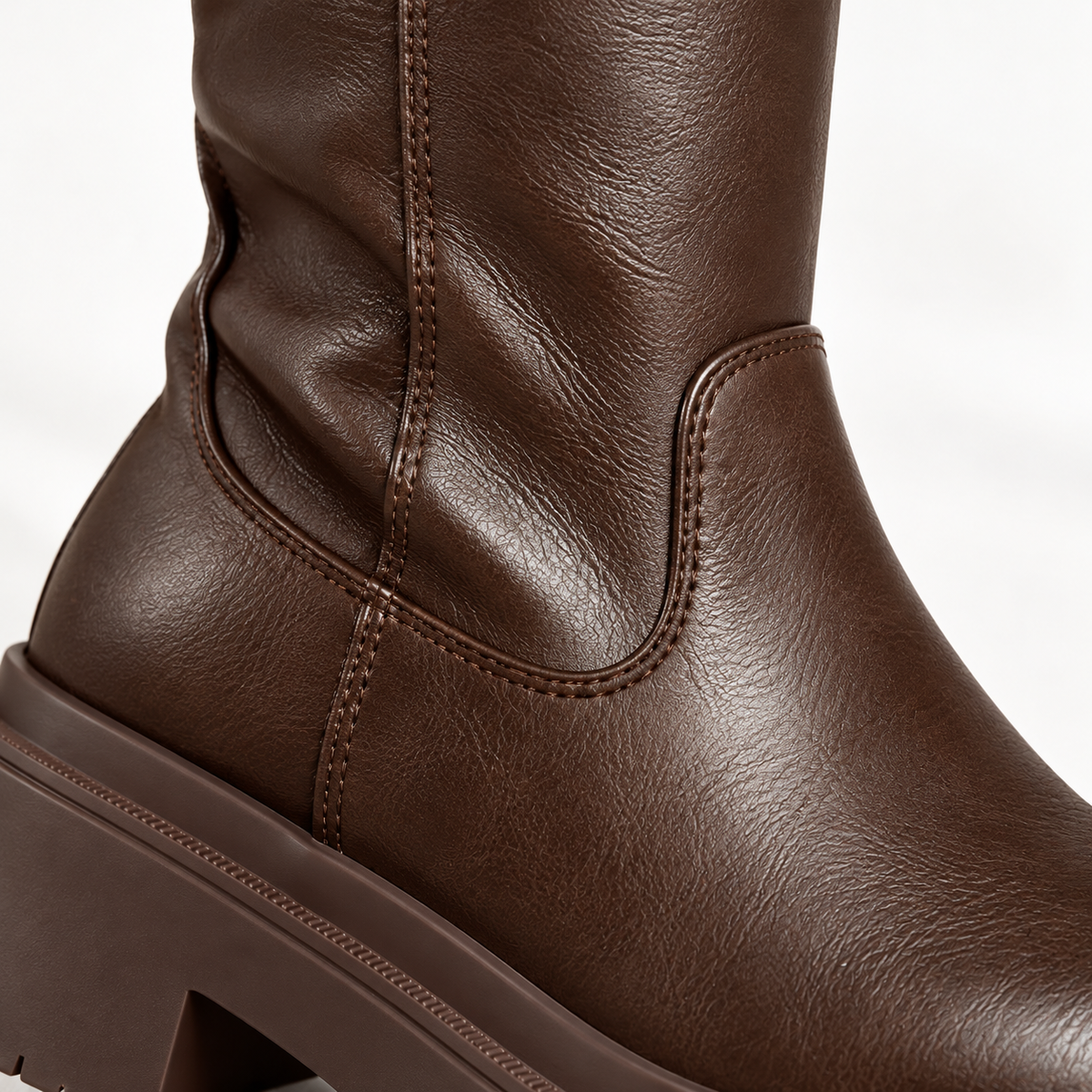 Agnes | Damen-Winterstiefel mit Plateau und Overknee-Schaft