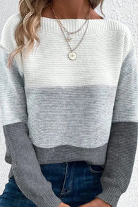 Color-Block Turtleneck Sweater for Stylish Winter Warmth and Comfort 6