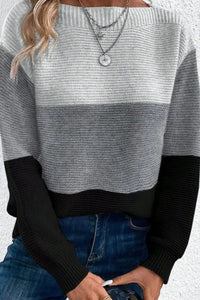 Color-Block Turtleneck Sweater for Stylish Winter Warmth and Comfort 7