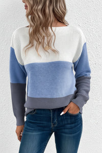 Color-Block Turtleneck Sweater for Stylish Winter Warmth and Comfort 8