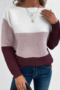 Color-Block Turtleneck Sweater for Stylish Winter Warmth and Comfort 9