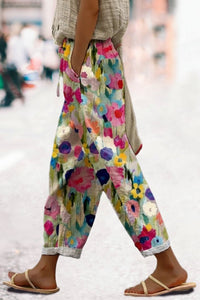 Colorful Joggers with Adaptive Elastic Waistband for Everyday Comfort 0