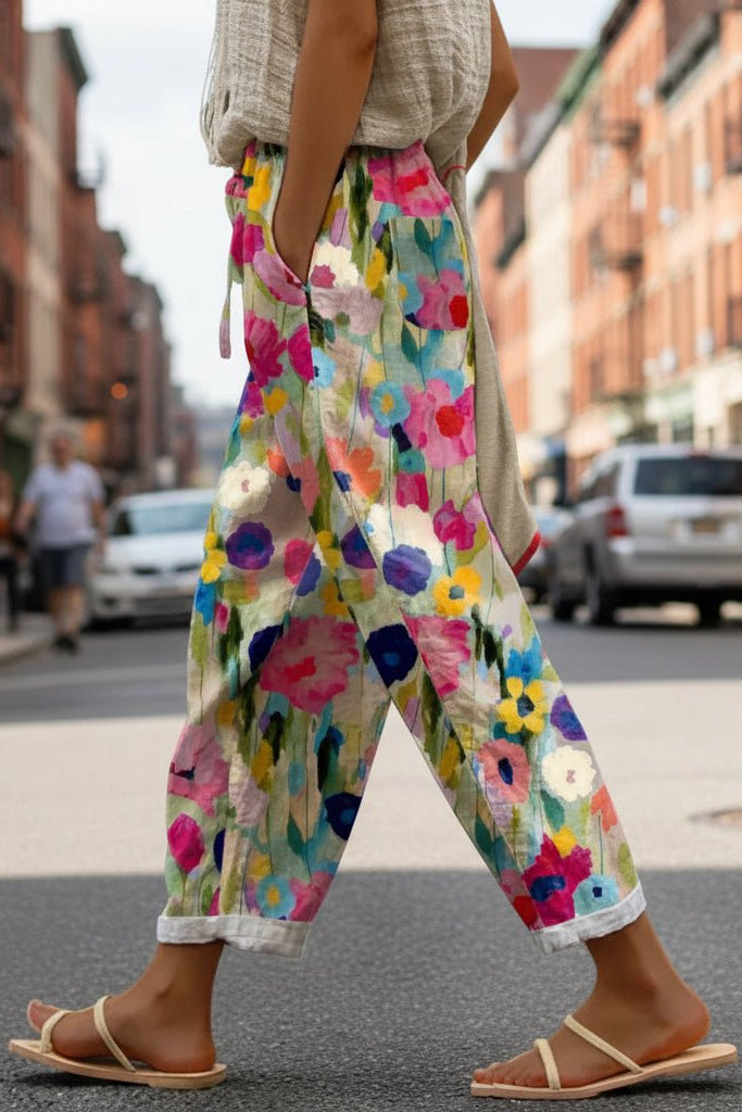 Colorful Joggers with Adaptive Elastic Waistband for Everyday Comfort 3