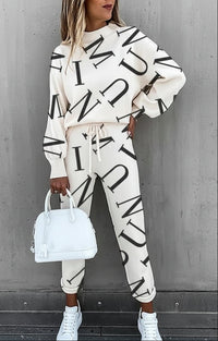Comfort-Focused Printed Tracksuit for Effortless Everyday Style 2