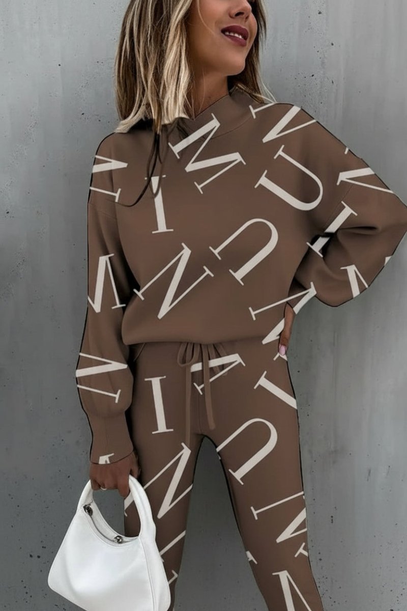 Comfort-Focused Printed Tracksuit for Effortless Everyday Style 3