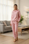 Comfortable Black Tracksuit Set for Effortless Athletic Style 0