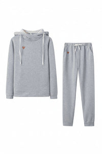 Comfortable Black Tracksuit Set for Effortless Athletic Style 3