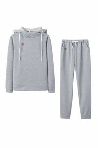 Comfortable Black Tracksuit Set for Effortless Athletic Style 5