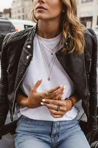 Contemporary Black Leather Jacket with Stand Collar for Urban Style 1