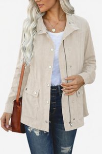 Sleek Open Front Jacket