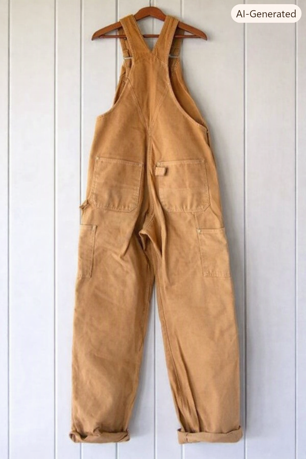 Latzhose im Vintage-Stil mit verstellbaren Trägern