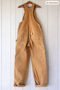 Latzhose im Vintage-Stil mit verstellbaren Trägern