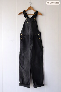 Latzhose im Vintage-Stil mit verstellbaren Trägern