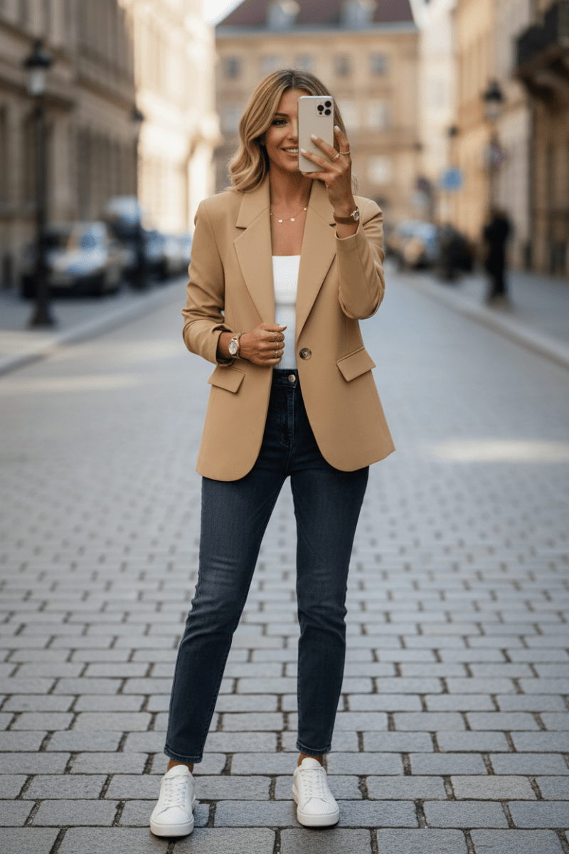 Cotton Blazer for Effortless Elegance and Versatility 4