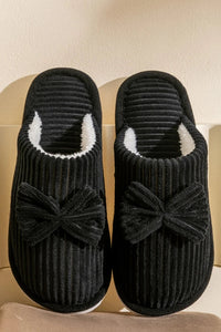 Cozy Bow Slippers - Lightweight and Soft Indoor Footwear for Fall/Winter 5