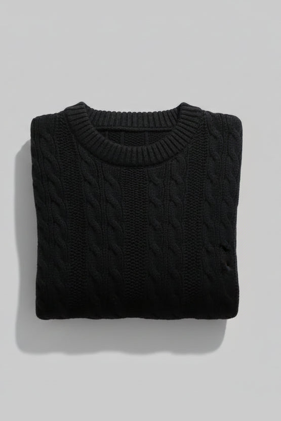 Cozy Cable-Knit Sweater for Effortless Winter Style and Warmth 9
