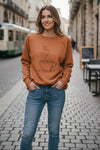 Cozy Coffee Graphic Sweatshirt for Effortless Casual Style 0