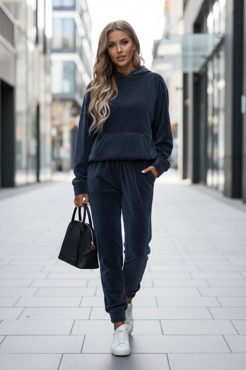 Cozy Cotton-Polyester Loungewear Set for Effortless Everyday Style 0