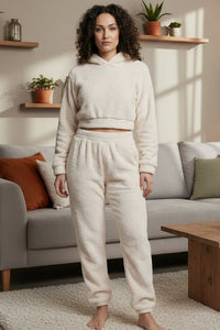 Cozy Fleece Hoodie Set with Matching Sweatpants for Ultimate Comfort 0
