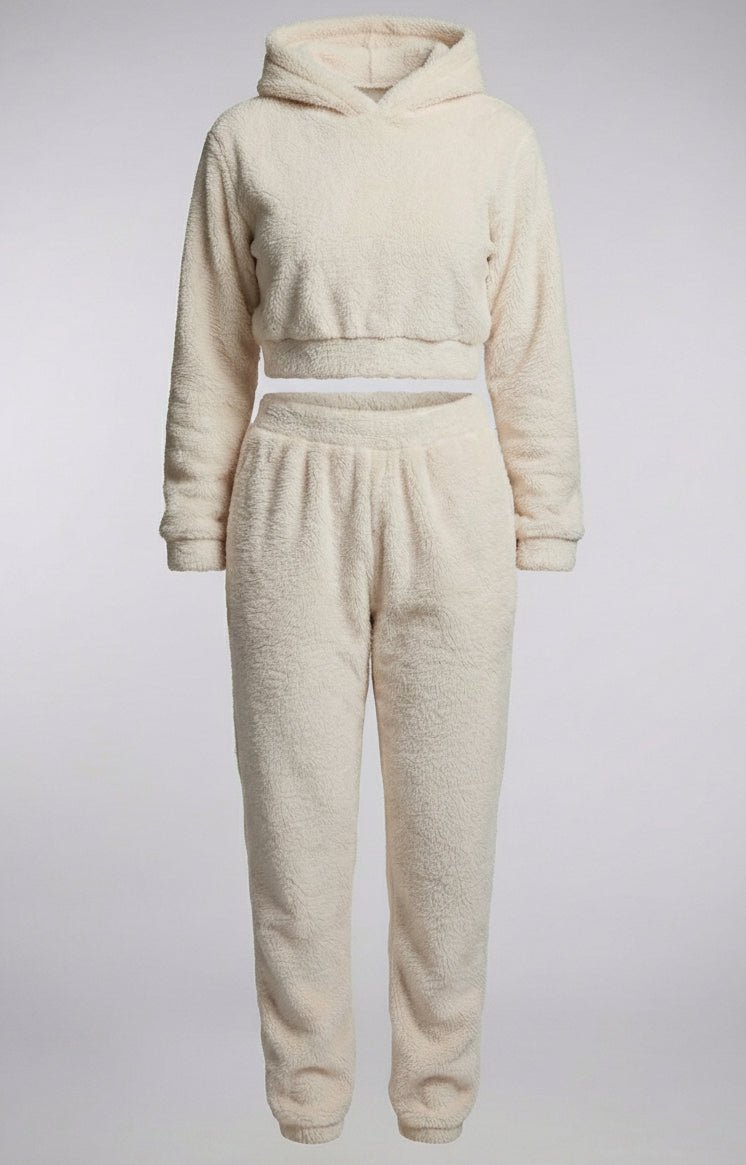 Cozy Fleece Hoodie Set with Matching Sweatpants for Ultimate Comfort 1