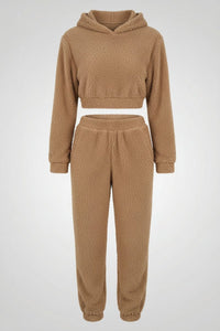 Cozy Fleece Hoodie Set with Matching Sweatpants for Ultimate Comfort 8