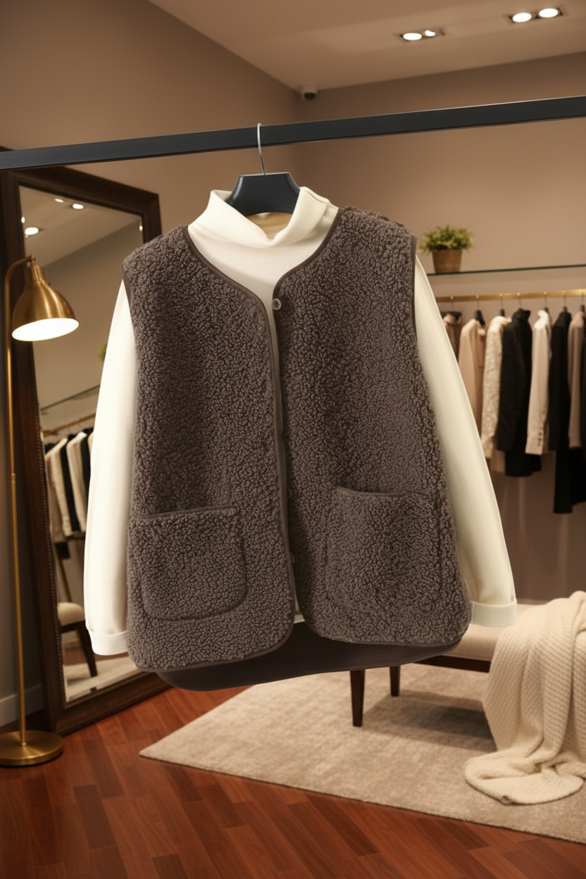 Cozy Fleece Vest for Stylish Layering and All-Season Comfort 0