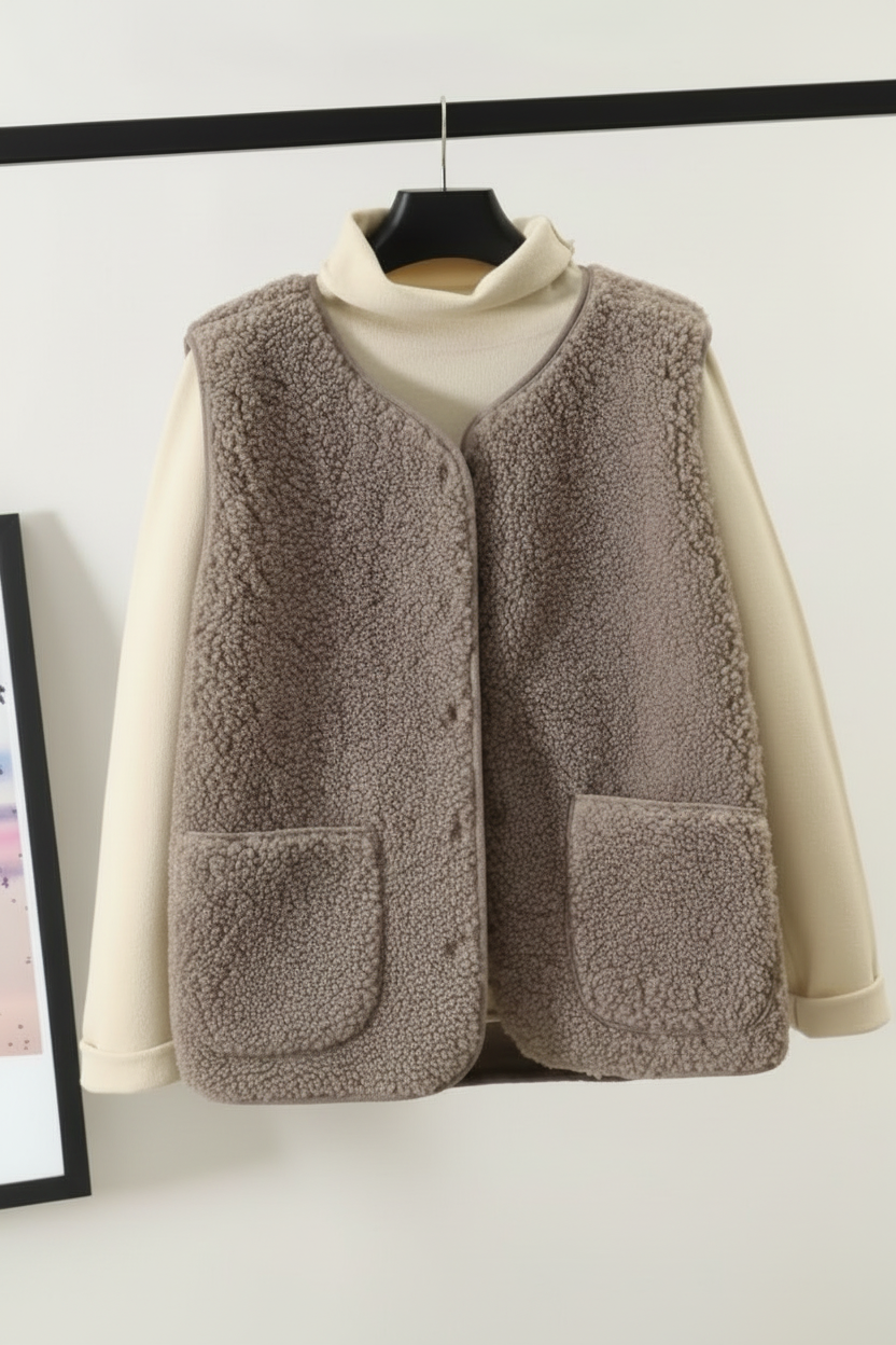 Cozy Fleece Vest for Stylish Layering and All-Season Comfort 2