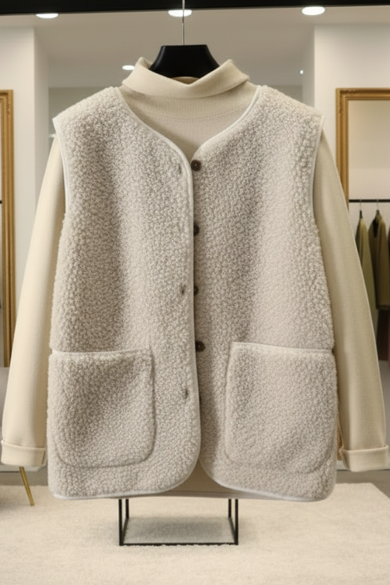 Cozy Fleece Vest for Stylish Layering and All-Season Comfort 3
