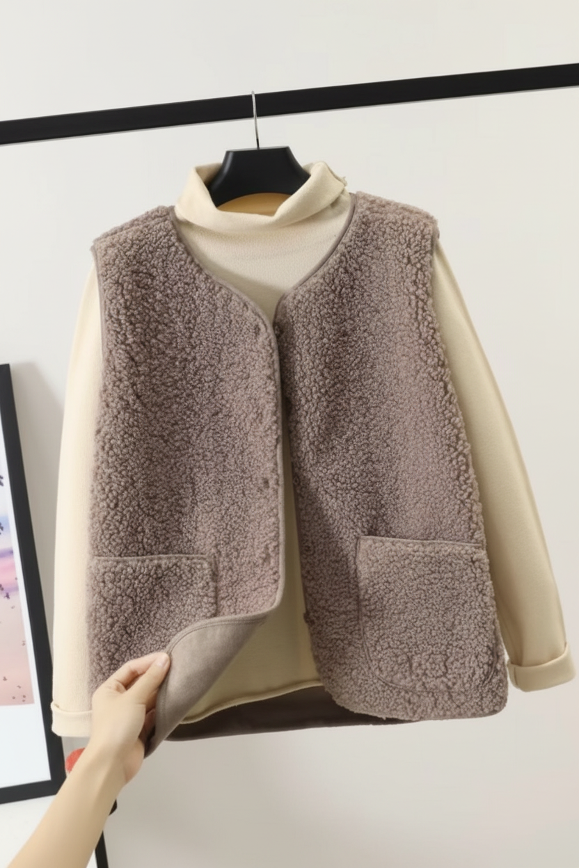 Cozy Fleece Vest for Stylish Layering and All-Season Comfort 7