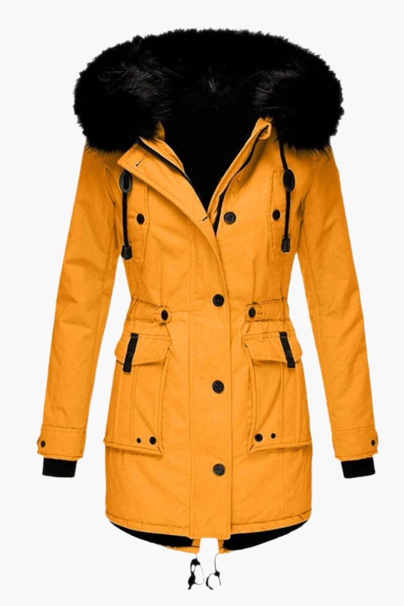 Cozy Hooded Faux Fur Winter Coat for Stylish Cold-Weather Comfort 0