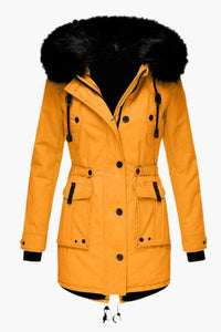 Cozy Hooded Faux Fur Winter Coat for Stylish Cold-Weather Comfort 0