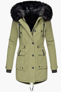 Cozy Hooded Faux Fur Winter Coat for Stylish Cold-Weather Comfort 3