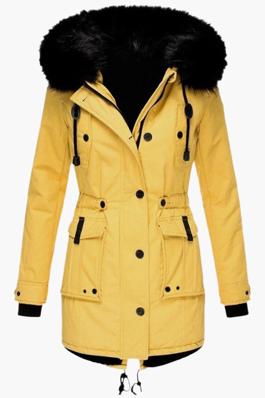 Cozy Hooded Faux Fur Winter Coat for Stylish Cold-Weather Comfort 6