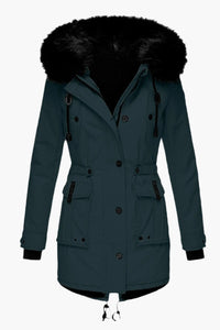 Cozy Hooded Faux Fur Winter Coat for Stylish Cold-Weather Comfort 7