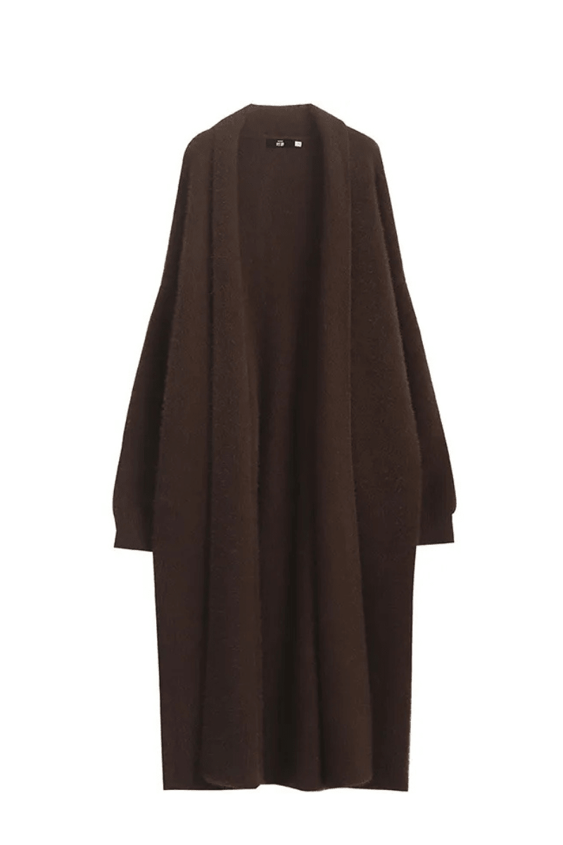 Cozy Hooded Longline Knit Cardigan for Effortless Layering 5