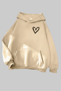 Cozy Hoodie with Playful Heart Design for Everyday Comfort 4