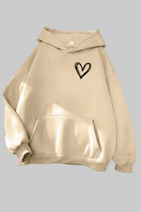 Cozy Hoodie with Playful Heart Design for Everyday Comfort 8