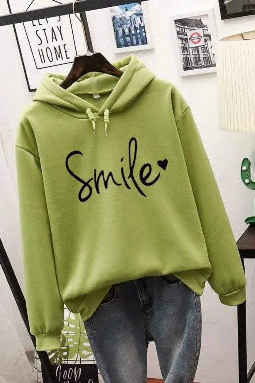 Cozy Hoodie with Playful Smile Design for Everyday Comfort 4