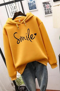 Cozy Hoodie with Playful Smile Design for Everyday Comfort 6