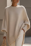 Cozy Oversized Knit Sweater for Elegant Cold-Season Style 0