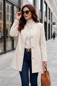 Elegant Open Front Tailored Longline Blazer