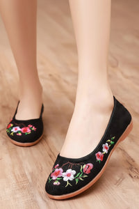 Cresfimix - Lightweight Floral Dance Loafers for Women 0
